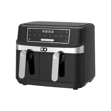 iDO Air Fryer 10 Liter 2600 Watt Digital 2 Baskets - Black - AF26002D-BK