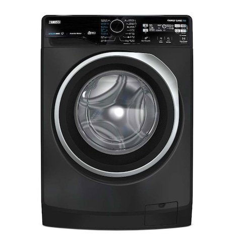 Zanussi Steammax Washing Machine 8 Kg Front load Digital Inverter - Dark Grey - ZWF8221DS7
