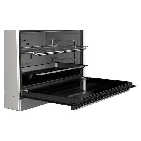 Bosch Series 6 Gas Cooker 90 Cm 5 Burners Digital - Stainless Steel - HGX3G8W50S