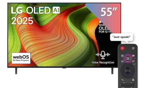 تليفزيون ال جي 55 بوصة أوليد 4K فائق الدقة سمارت مدعم بالذكاء الاصطناعي - OLED55B56LA