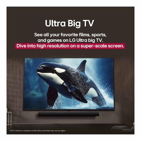 LG 55-inch 4K UHD AI Smart TV - 55UA85006LA