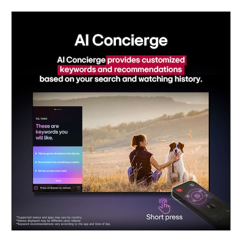 LG 55-inch 4K UHD AI Smart TV - 55UA85006LA