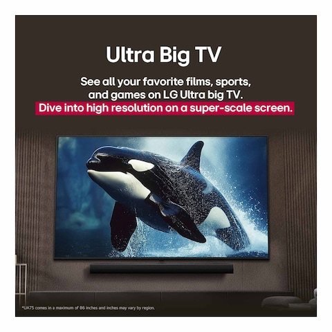LG 43-inch 4K UHD AI Smart TV - 43UA85006LA