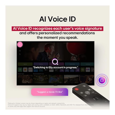 LG 43-inch 4K UHD AI Smart TV - 43UA85006LA