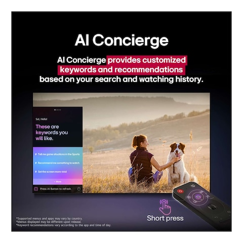 LG 43-inch 4K UHD AI Smart TV - 43UA85006LA