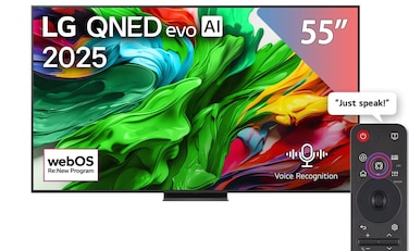 LG 55-inch QNED Evo 4K UHD AI Smart TV - 55QNED86A6A