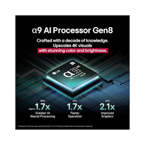 تليفزيون ال جي 77 بوصة أوليد أيفو 4K فائق الدقة سمارت مدعم بالذكاء الاصطناعي - OLED77C56LA