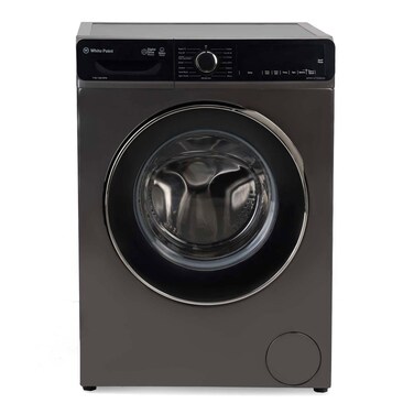 White Point Washing Machine 8 Kg Front Load Steam Wash Inverter Motor Digital - Graphite - WPW8121TSSWVDXG