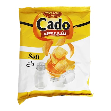 Cado Potato Chips with Salt Flavor - 50-60 gram