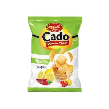 رقائق بطاطس كادووه بالشطة والليمون - 90-100 جم