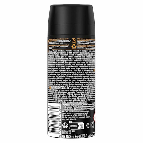 Axe Deodorant Spray For Men 150ml - Black Vanilla