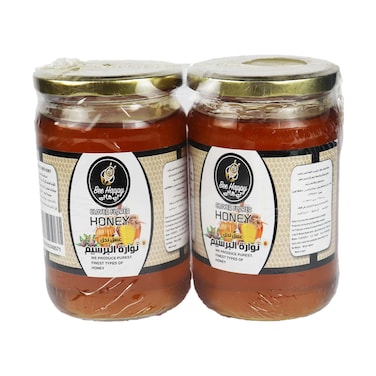 عسل نحل نوارة البرسيم بيي هابي - 800 جرام - قطعتين
