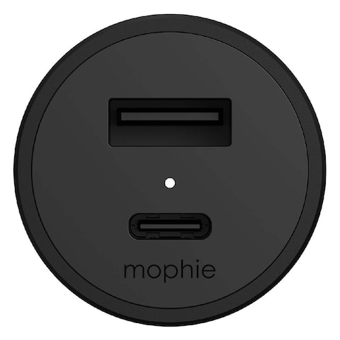 شاحن سيارة موفي إسينشالز بمنفذي USB-A وUSB-C بقوة 42 وات - أسود - 409912501