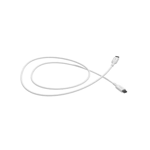 كابل موفي USB-C إلى USB-C طوله 1 متر - أبيض - 409913177