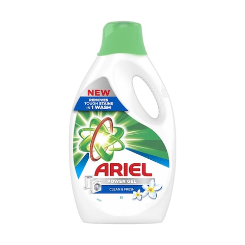 Ariel Clean and Fresh Power Gel Laundry Detergent - 3 Liter
