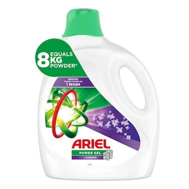 Ariel Lavender Power Gel Laundry Detergent - 3.6 Liter