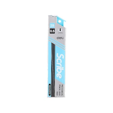 Deli 2B Mechanical Pencil Leads - 0.5mm