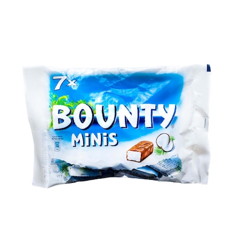 Bounty Mini Chocolate Pouch - 225gm - 7 Pieces