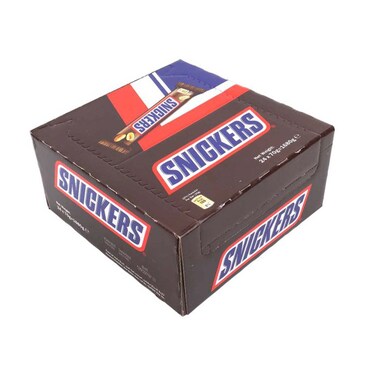 Snickers Chocolate with Peanuts - 70 gm - 24 Pack