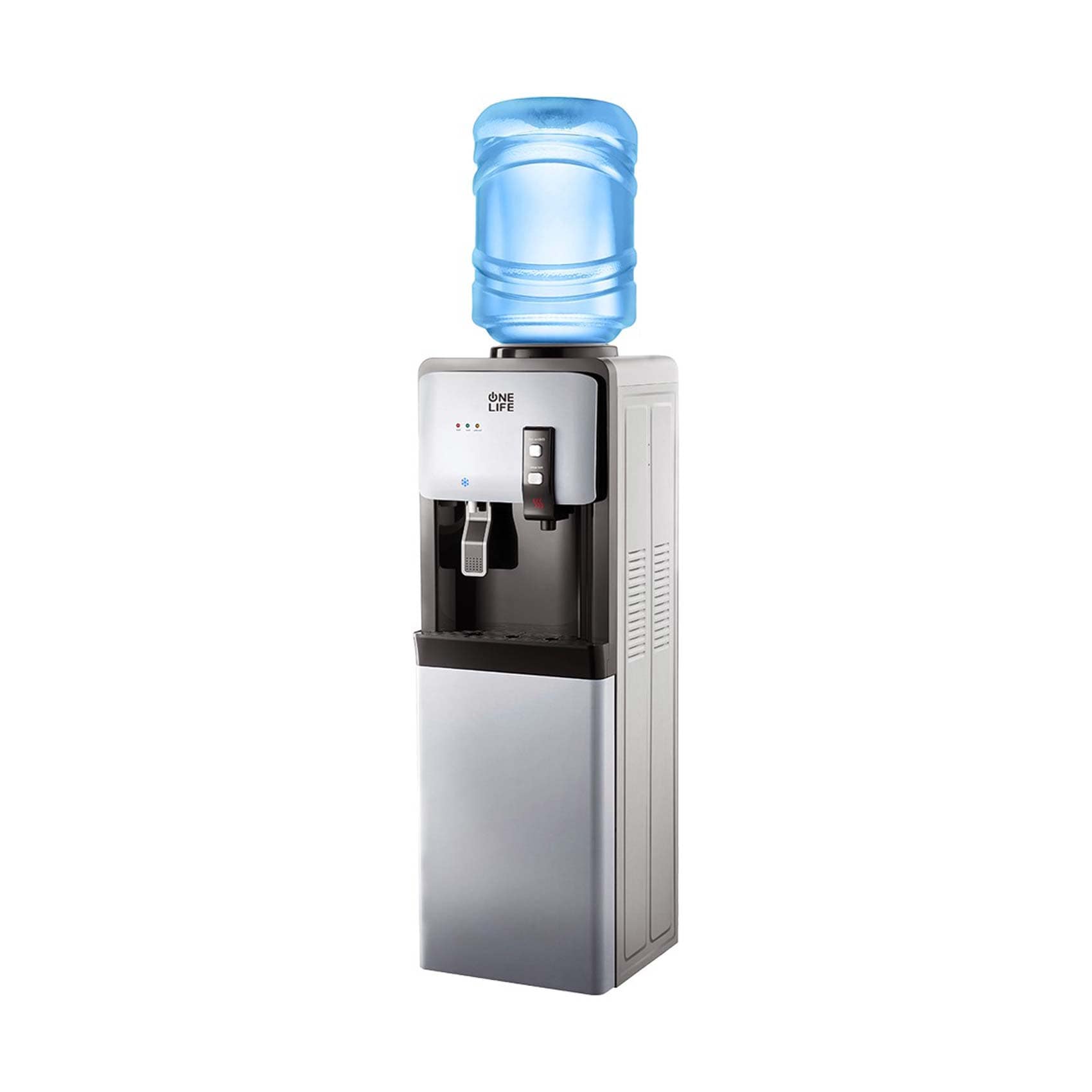 Buy One Life Water Dispenser 2 Taps Hot and Cold - Silver - WD17B