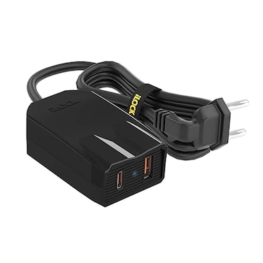iLook Mini Charger Type-C and Type-A - 3m - Black