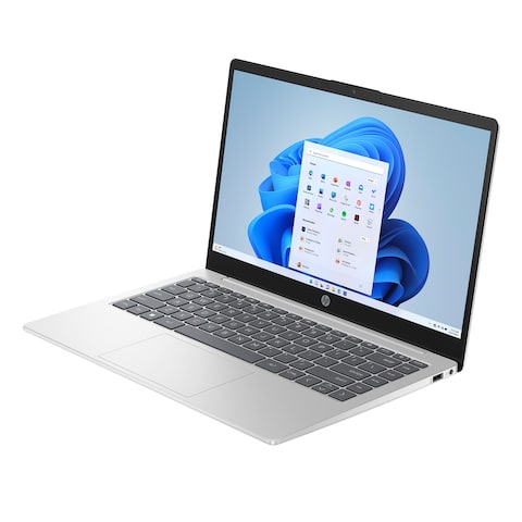 لابتوب اتش بي 14-em0022ne - معالج أيه ام دي رايزن 5 7520U -هارد 512 جيجابايت اس اس دي - 8 جيجابايت رام - 14 بوصة - معالج رسومات أيه ام دي مدمج - ويندوز 11 - فضي