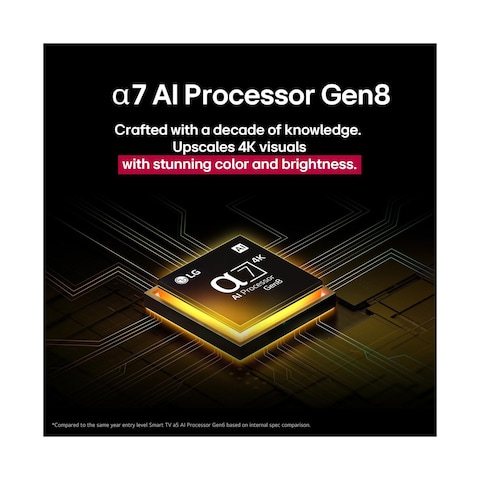 LG 75-inch 4K UHD AI Smart TV - 75UA85006LA