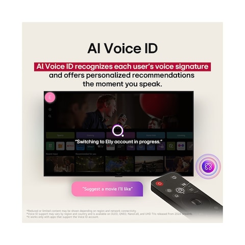 LG 75-inch 4K UHD AI Smart TV - 75UA85006LA