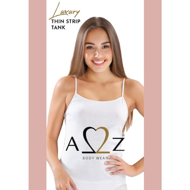 A2Z Women Sleeveless Top - Small - White