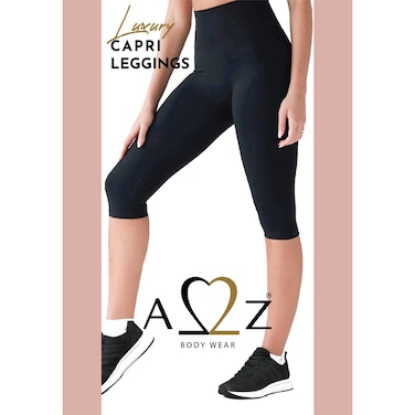 بنطلون ليجن كابري رياضي ايه تو زد - لارج - أسود