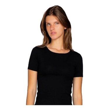 MARCO LORIE WOMEN TOP SS BLACK M