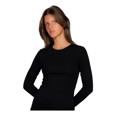 MARCO LORIE WOMEN TOP LS BLACK L