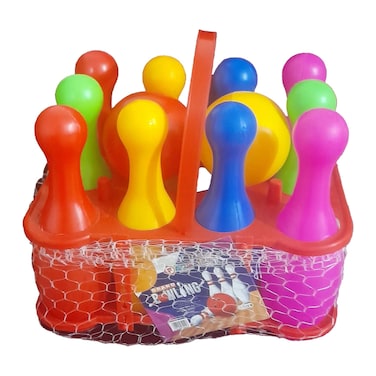 My Choice Bowling Set for Kids - 10 Pieces + 2 Balls