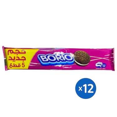 بسكويت بوريو بكريمة الفانيليا - 25 جم - 12 باكيت