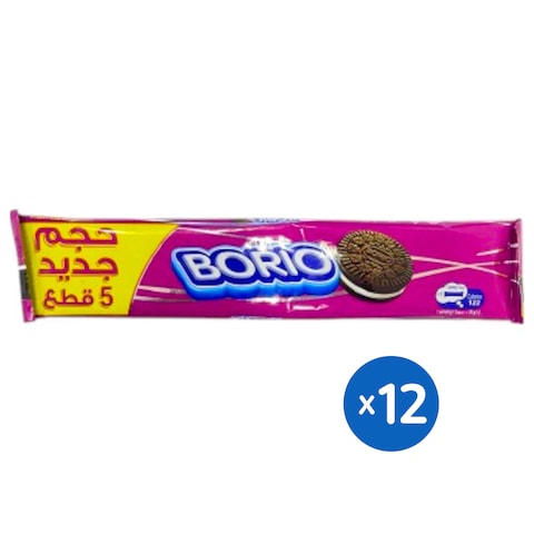 بسكويت بوريو بكريمة الفانيليا - 25 جم - 12 باكيت