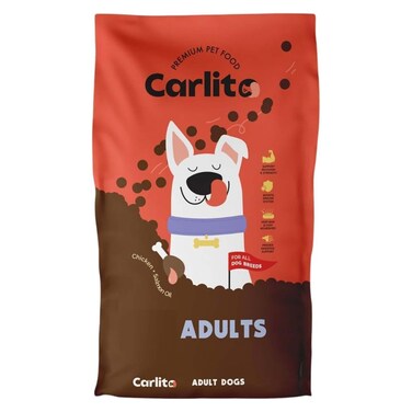 طعام جاف للكلاب البالغة كارليتو - 1.5 كجم