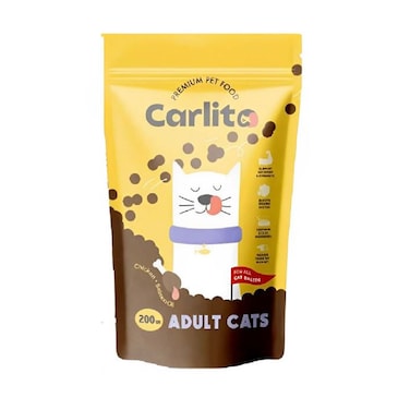طعام جاف للقطط البالغة كارليتو - 200 جرام