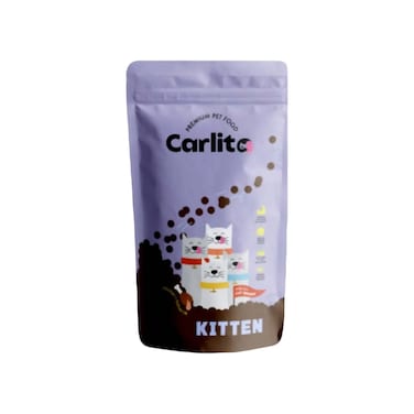 طعام جاف للقطط الصغيرة كارليتو - 200 جرام