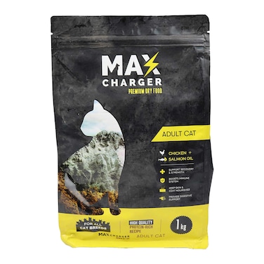 طعام جاف للقطط البالغة ماكس تشارجر - 1 كجم