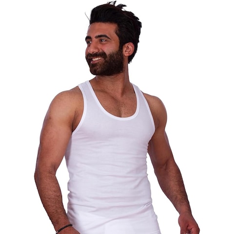 تي شيرت رجالي - مقاس 3XL - أبيض