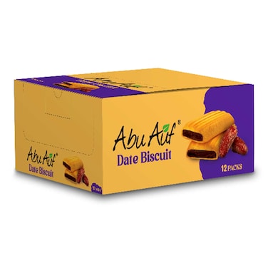 Abu Auf Date Biscuits - 4 Biscuits - 12 Pieces