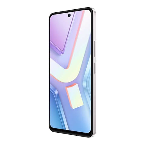موبايل فيفو Y19s برو - 6.68 بوصة 256 جيجابايت/6 جيجابايت ثنائي الشريحة بشبكة الجيل الرابع - فضي
