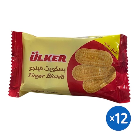 Ulker Finger Plain Biscuits - 45.6 gram - 6 Pieces
