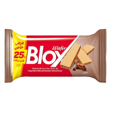 ويفر بلوكس المحشو بكريمة الشوكولاتة - 24 جرام