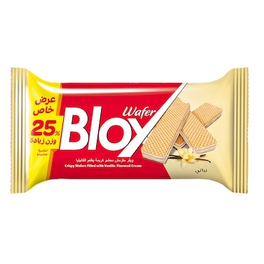 ويفر بلوكس المحشو بكريمة الفانيليا - 24 جرام