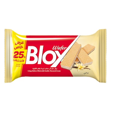 Blox Wafer Filled with Vanilla Cream - 48 gm
