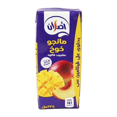 عصيرأسلان مانجو وخوخ - 235 مل
