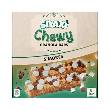 Snaxi S'mores Chewy Granola Bars - 5 Bars