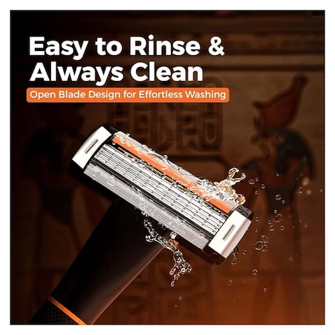 Lord Horus 5 Blade Men&rsquo;s Razor + 4 Cartridges