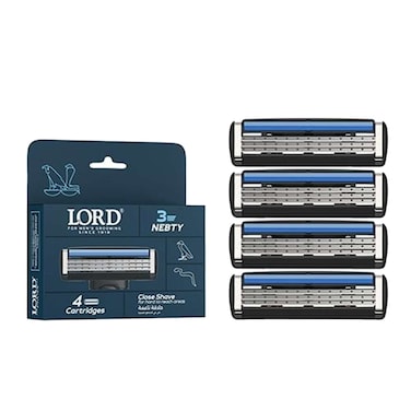 ماكينة حلاقة لورد نيبتي للرجال بأربع شفرات